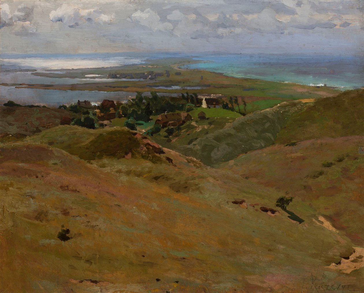 Paisagem de Bornholm de Ferdynand Ruszczyc