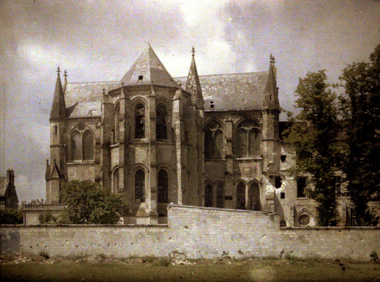Abadia Saint-Leger, Soissons, Aisne, França, 1917 (automático) de Fernand Cuville