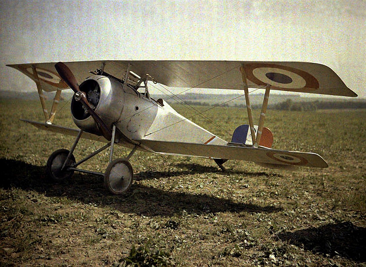 Biplano Nieuport, Aisne, França, 1917 (automático) de Fernand Cuville