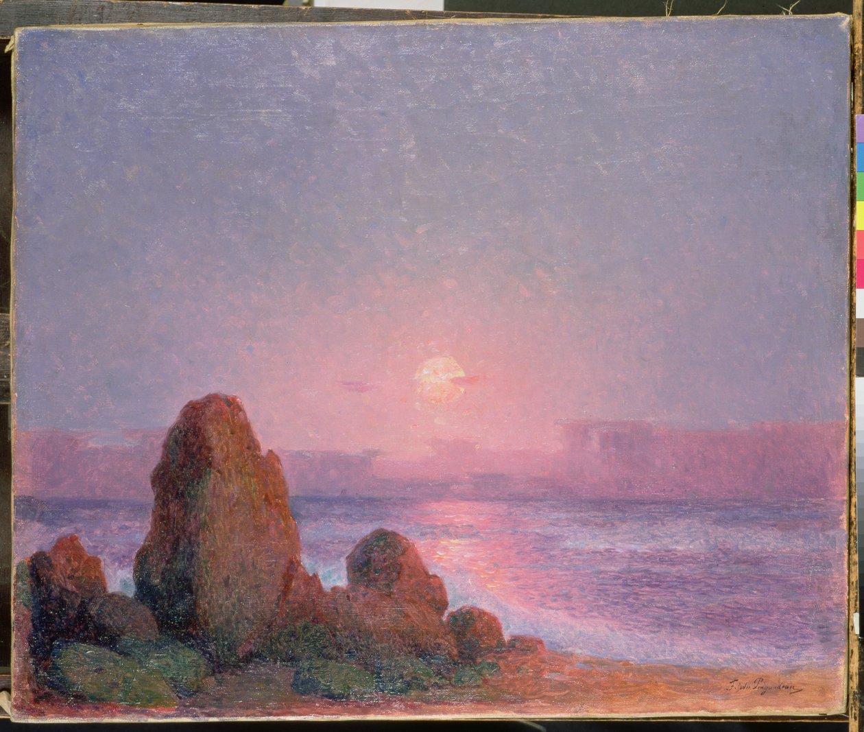Crepúsculo, em, brittany de Fernand Loyen du Puigaudeau