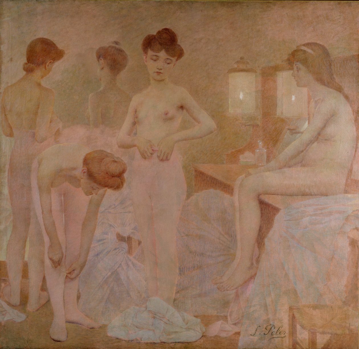 Os dançarinos, 1905-09 de Fernand de Cordova Pelez