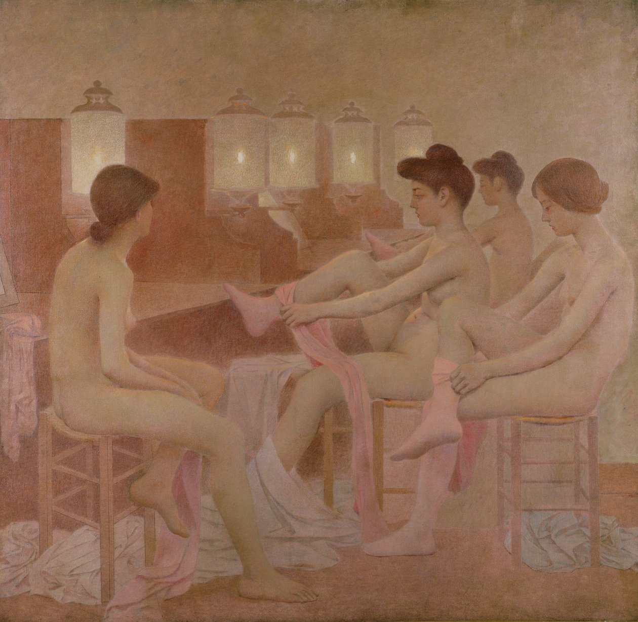 Os dançarinos, 1905-09 de Fernand de Cordova Pelez