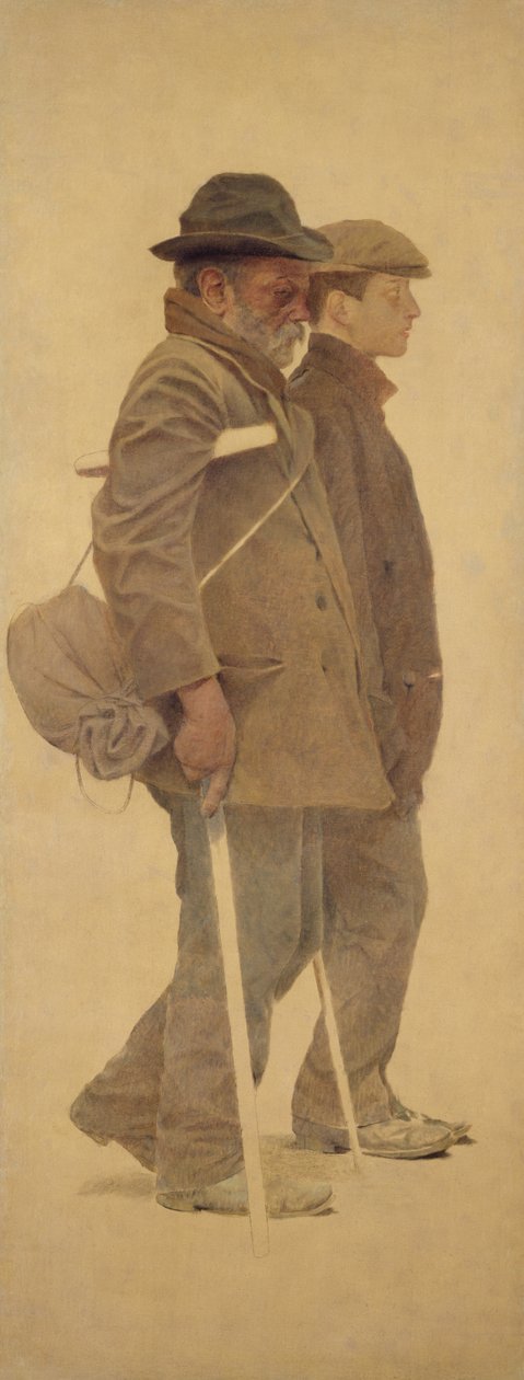 The Mouthful of Bread, estudo para &39;Caridade&39;, 1892-1908 de Fernand de Cordova Pelez