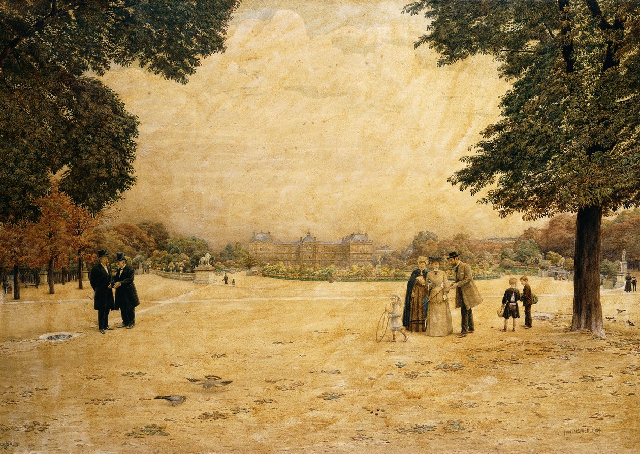 Jardin des Plantes, Paris, 1904 de Fernand Auguste Besnier