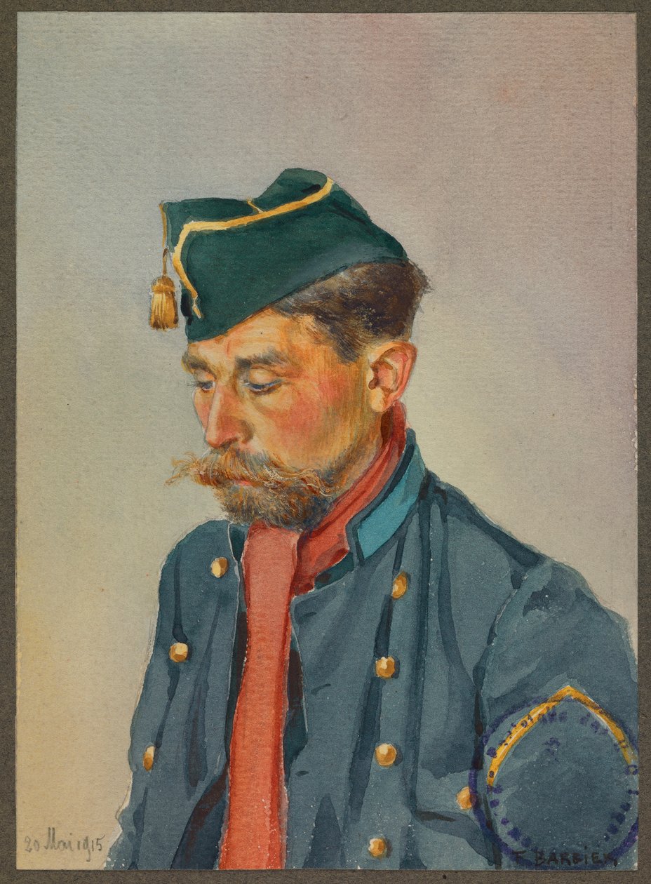 Um lanceiro belga, Gustrow de Fernand Barbier