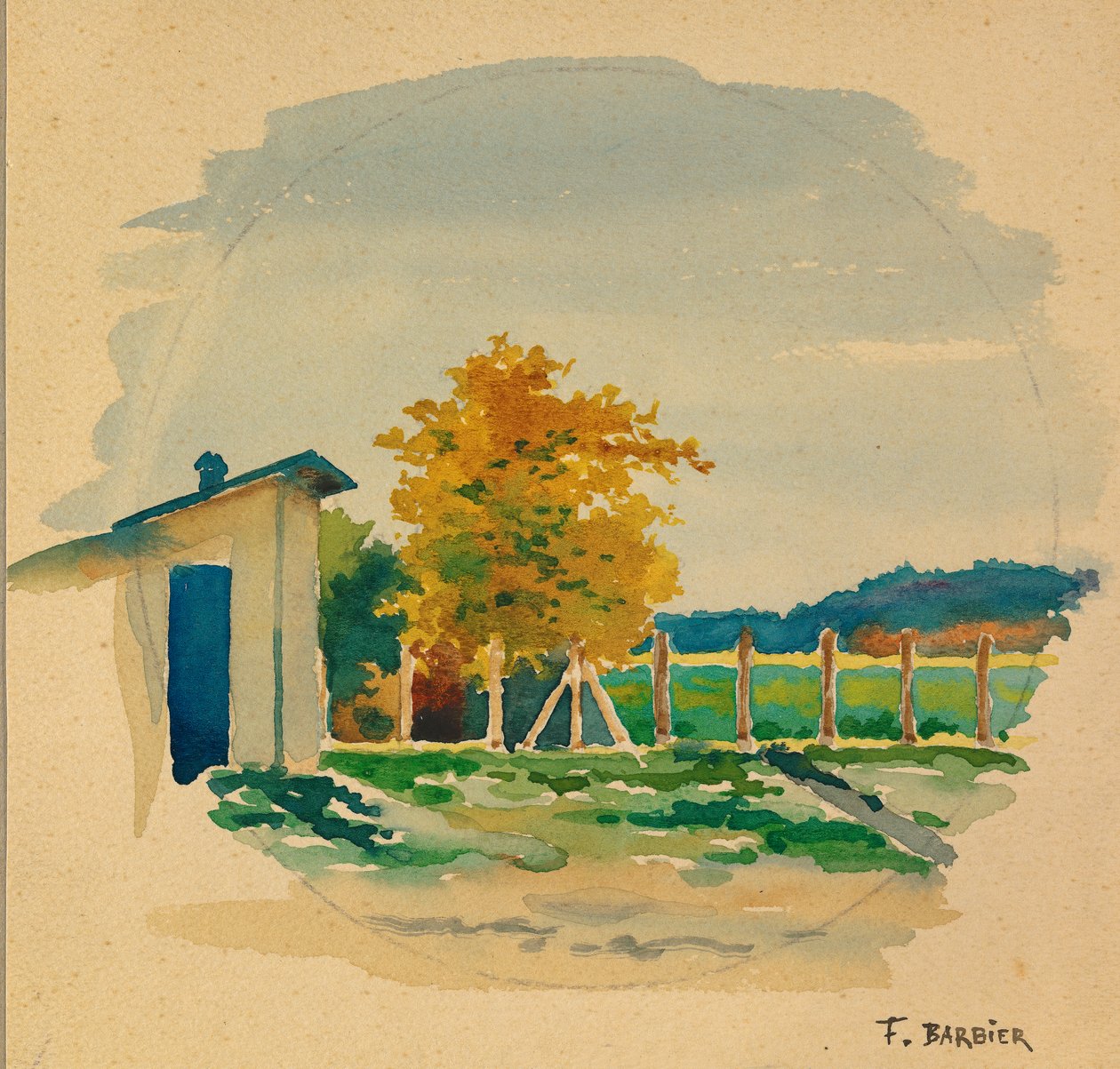 Campo de Gustrow de Fernand Barbier