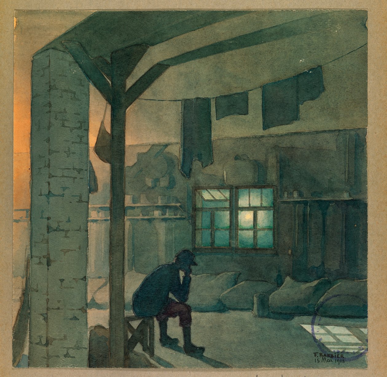 Millot está em guarda, Gustrow de Fernand Barbier