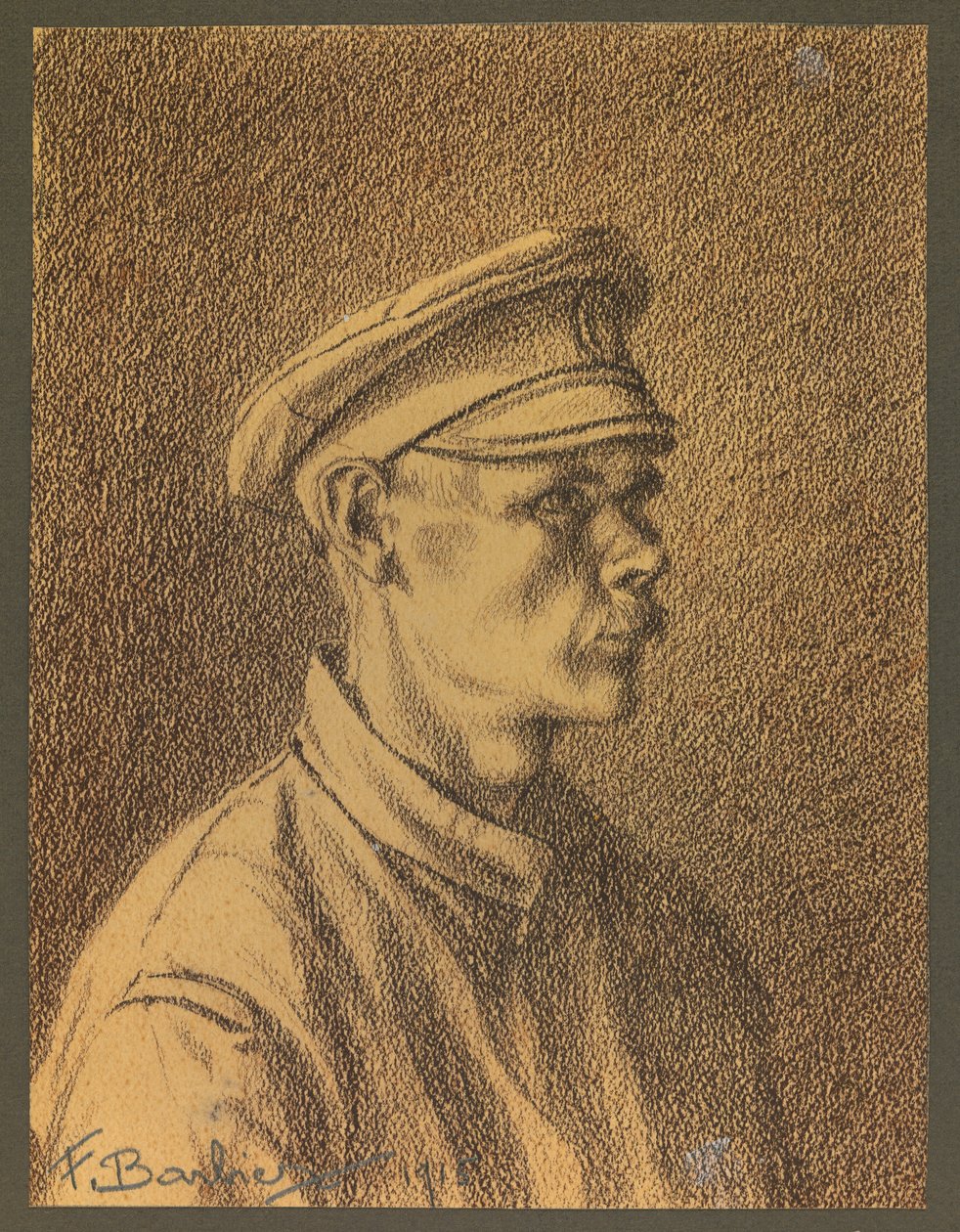 Retrato de um prisioneiro russo de Fernand Barbier