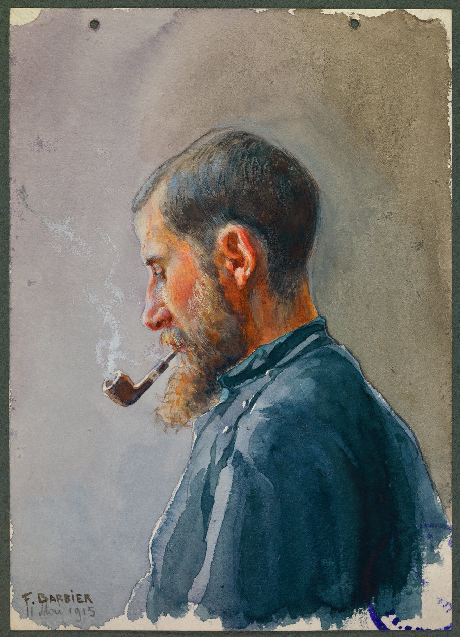 Sargento Lavissiere como capelão do acampamento, Gustrow de Fernand Barbier