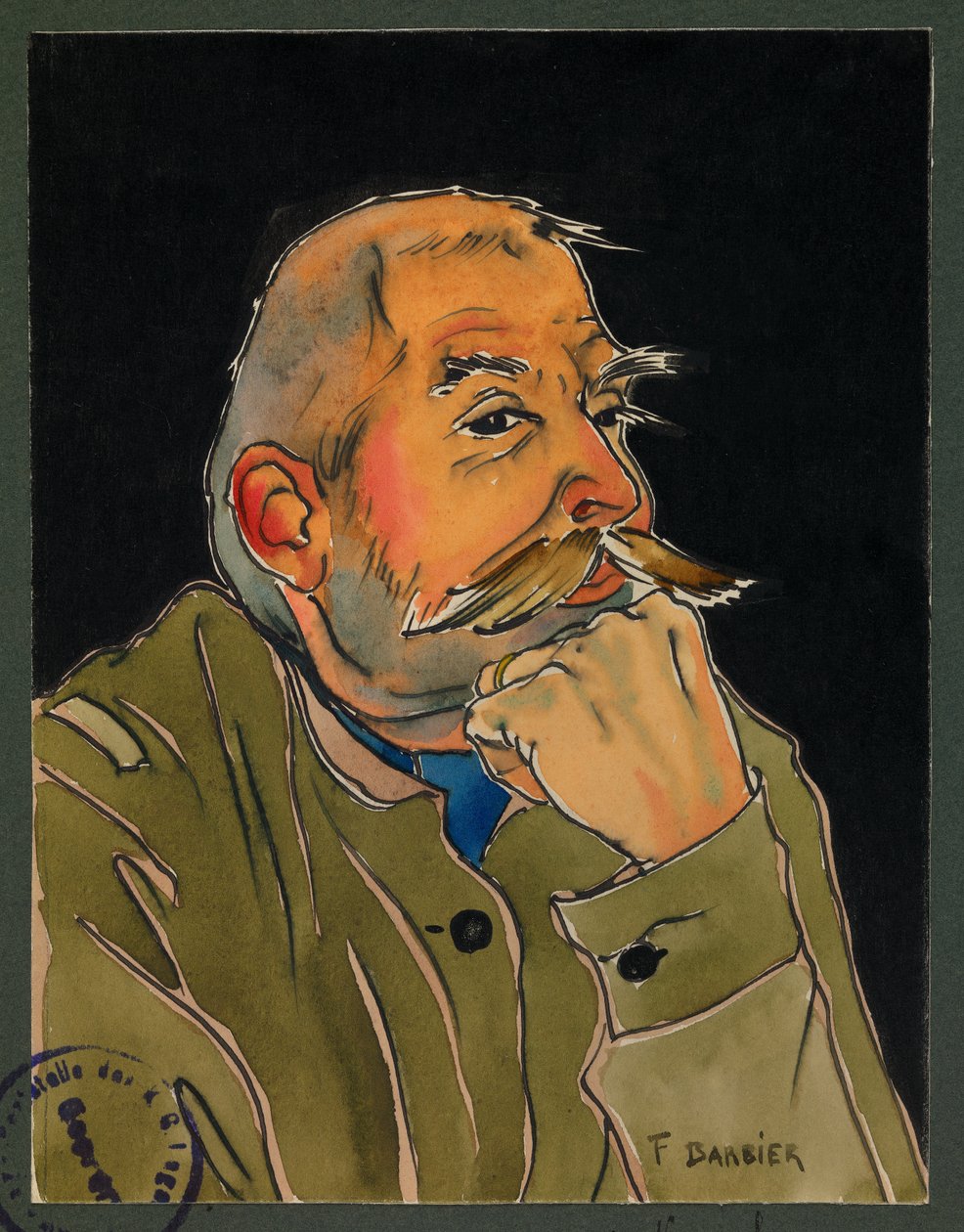Sargento Lecacheux, Gustrow de Fernand Barbier
