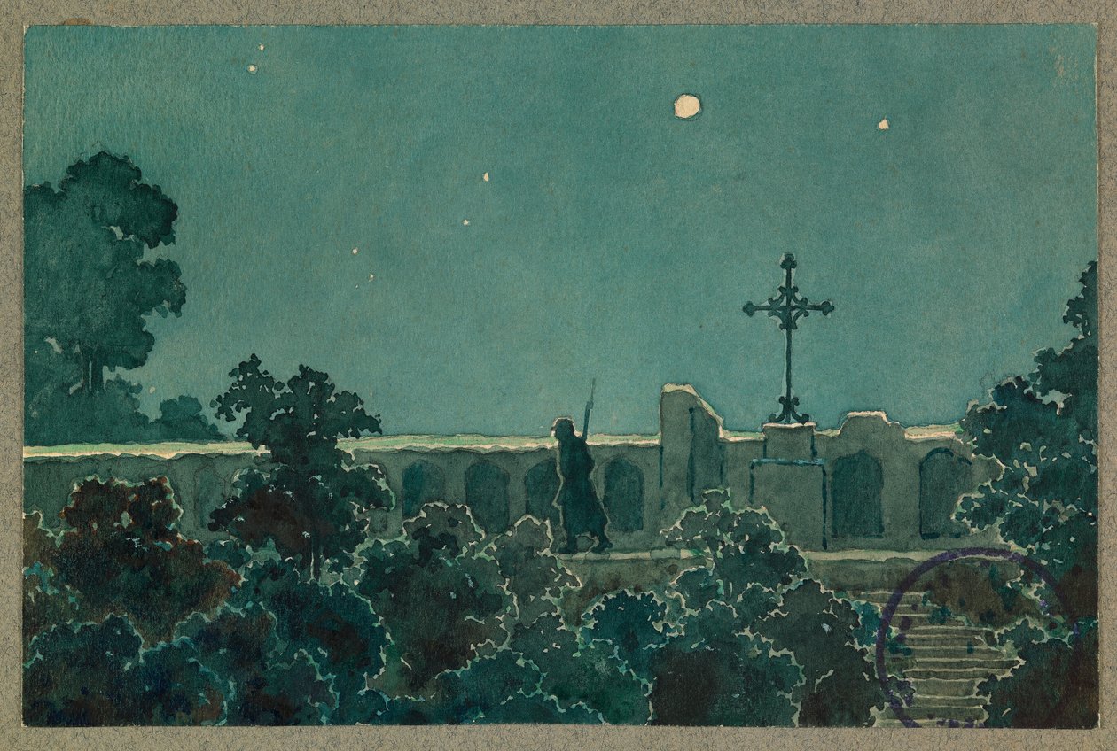 O Calvário de Vailly na noite de 27 de outubro de Fernand Barbier