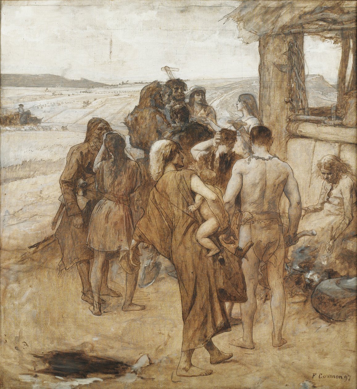 Idade do Bronze, 1897 de Fernand Cormon