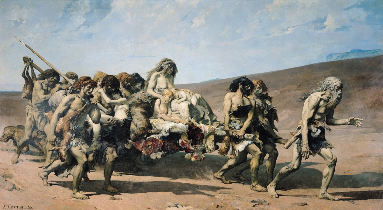 Cain, nº 21 A Consciência, de "A Lenda dos Séculos" de Victor Hugo, 1859, 1880 de Fernand Cormon