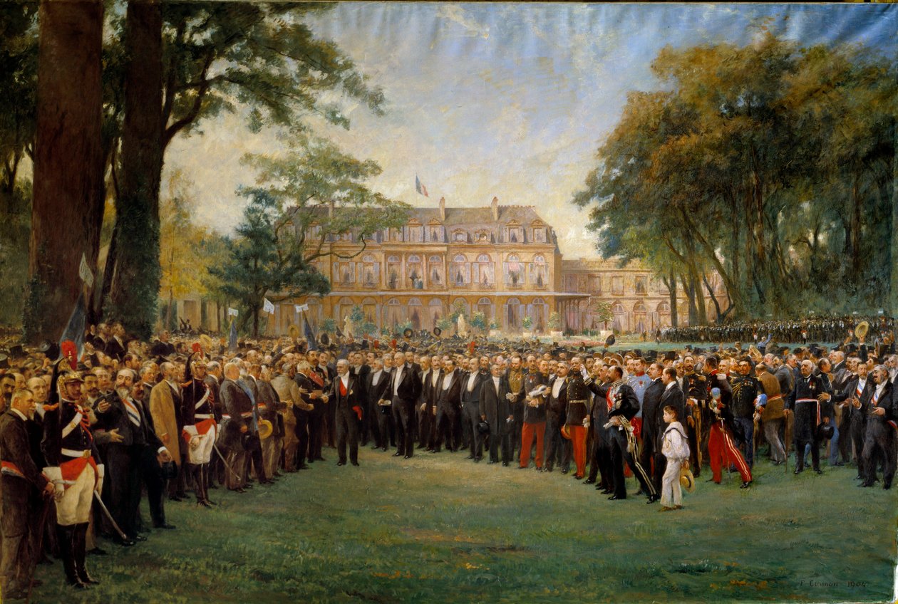 Recepção dos prefeitos da França no Elysee no dia 22 de setembro de Fernand Cormon