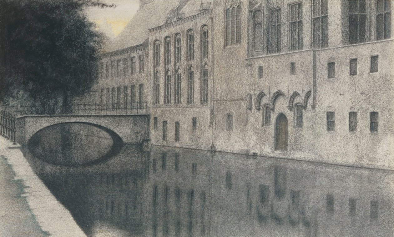 Uma lembrança da Flandres de Fernand Khnopff