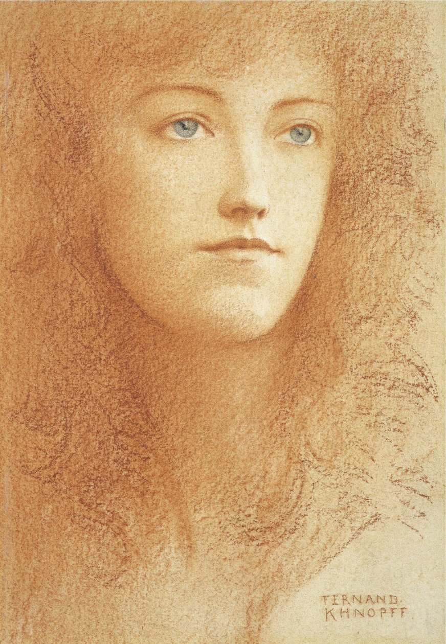 Uma jovem inglesa de Fernand Khnopff