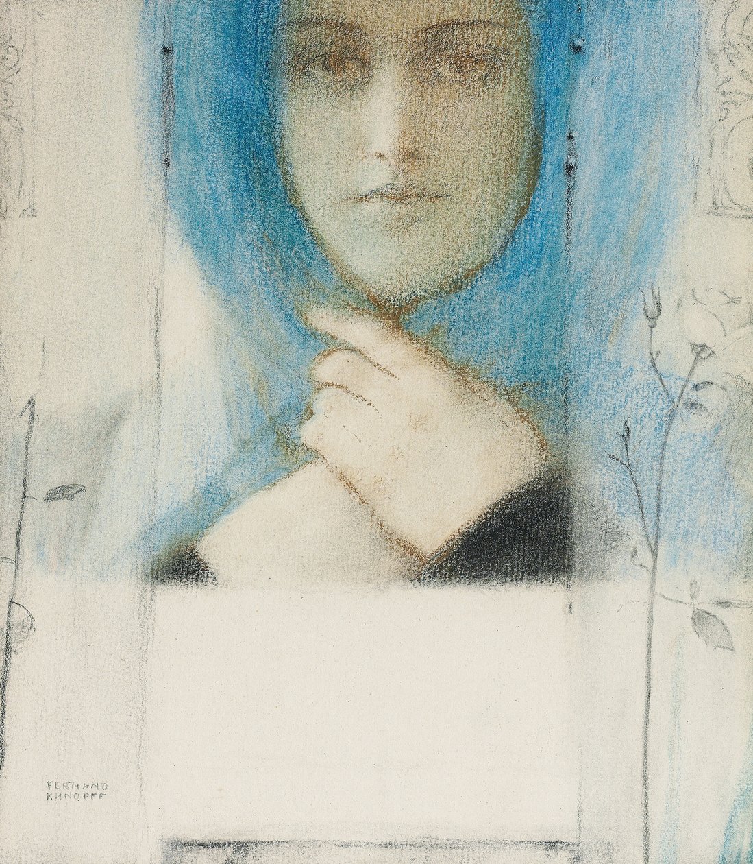 Clematis, C. 1914 de Fernand Khnopff