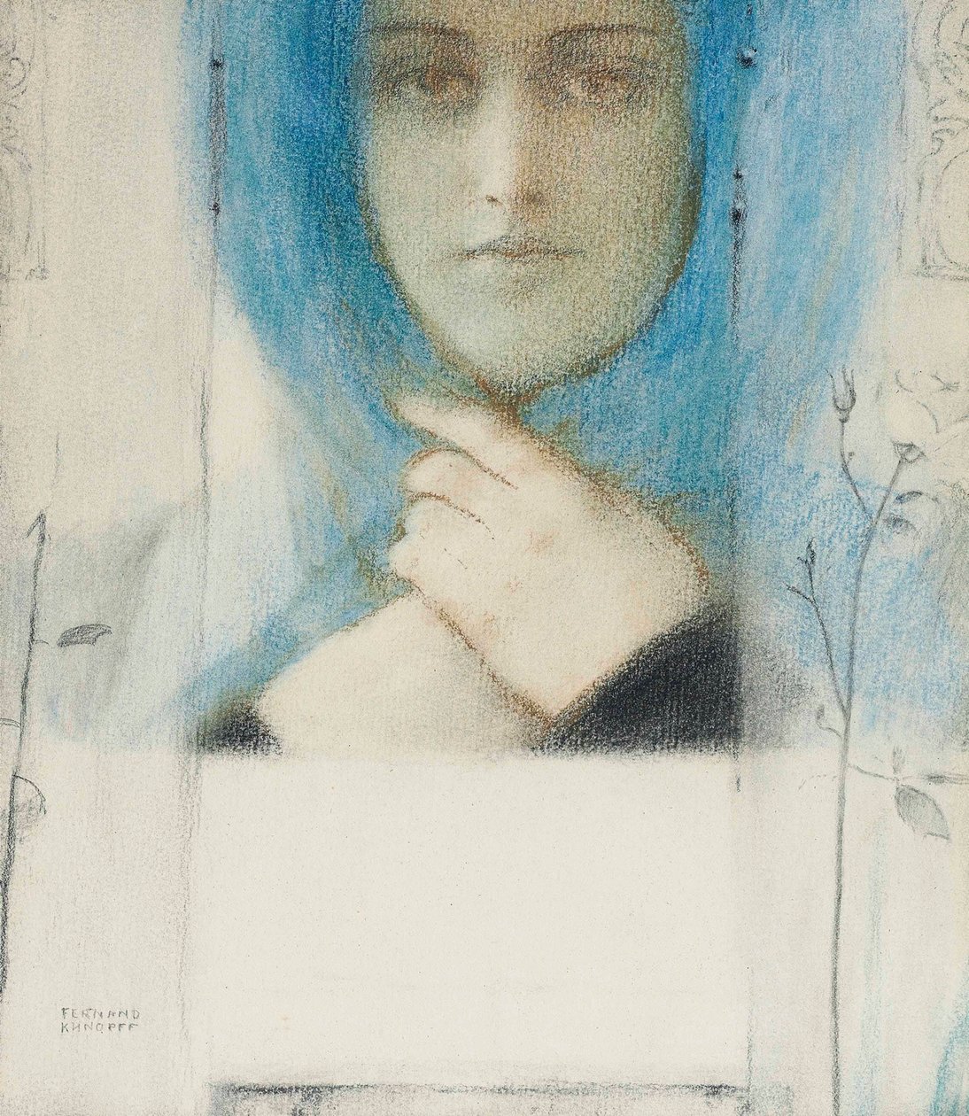 Clematis, c. 1914. de Fernand Khnopff