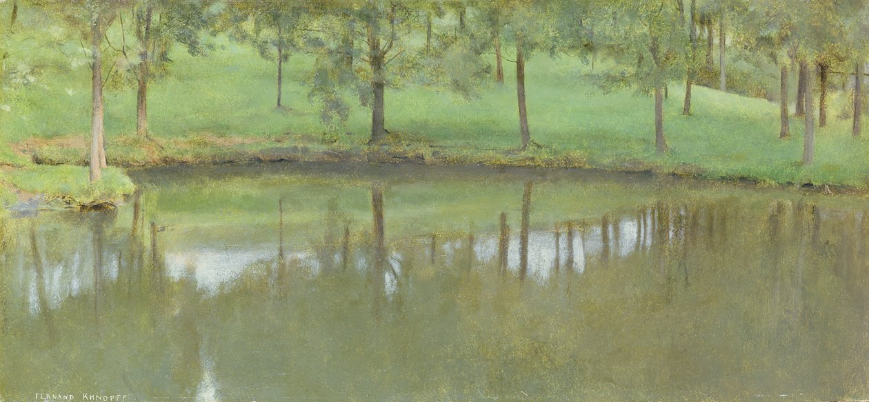 Fosset; Água parada, c.1894 de Fernand Khnopff