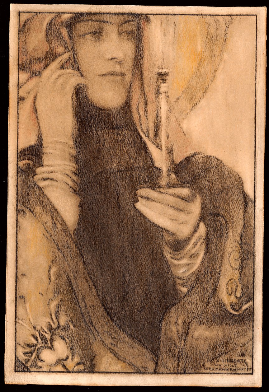 Incenso, 1917 de Fernand Khnopff