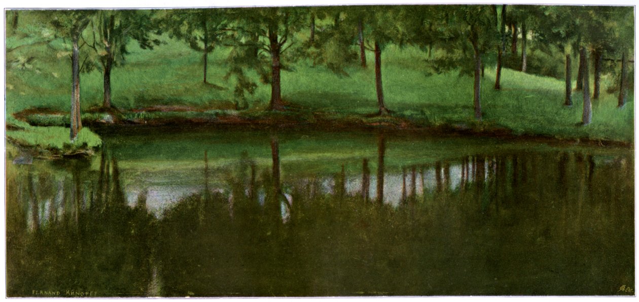 LEANG DE MENIL, 1898. de Fernand Khnopff