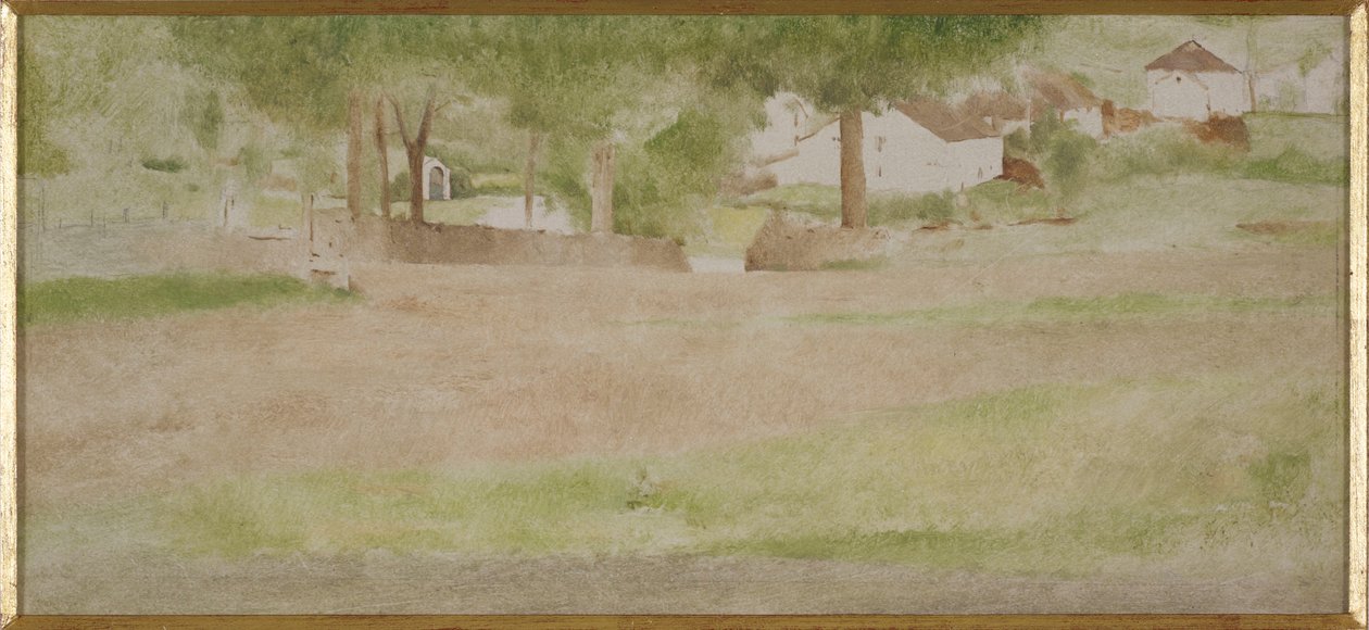 Paisagem com ponte em Fosset de Fernand Khnopff