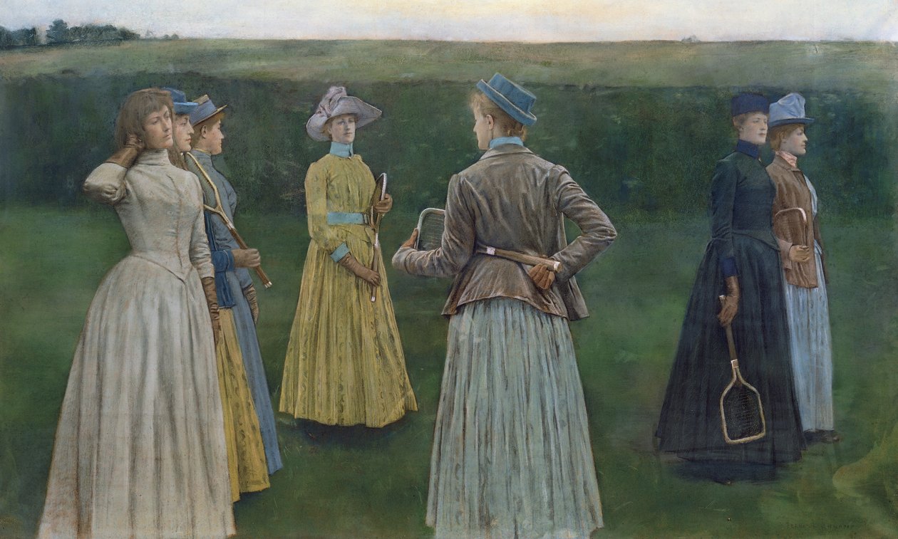 Memórias (Ténis de Relva) de Fernand Khnopff