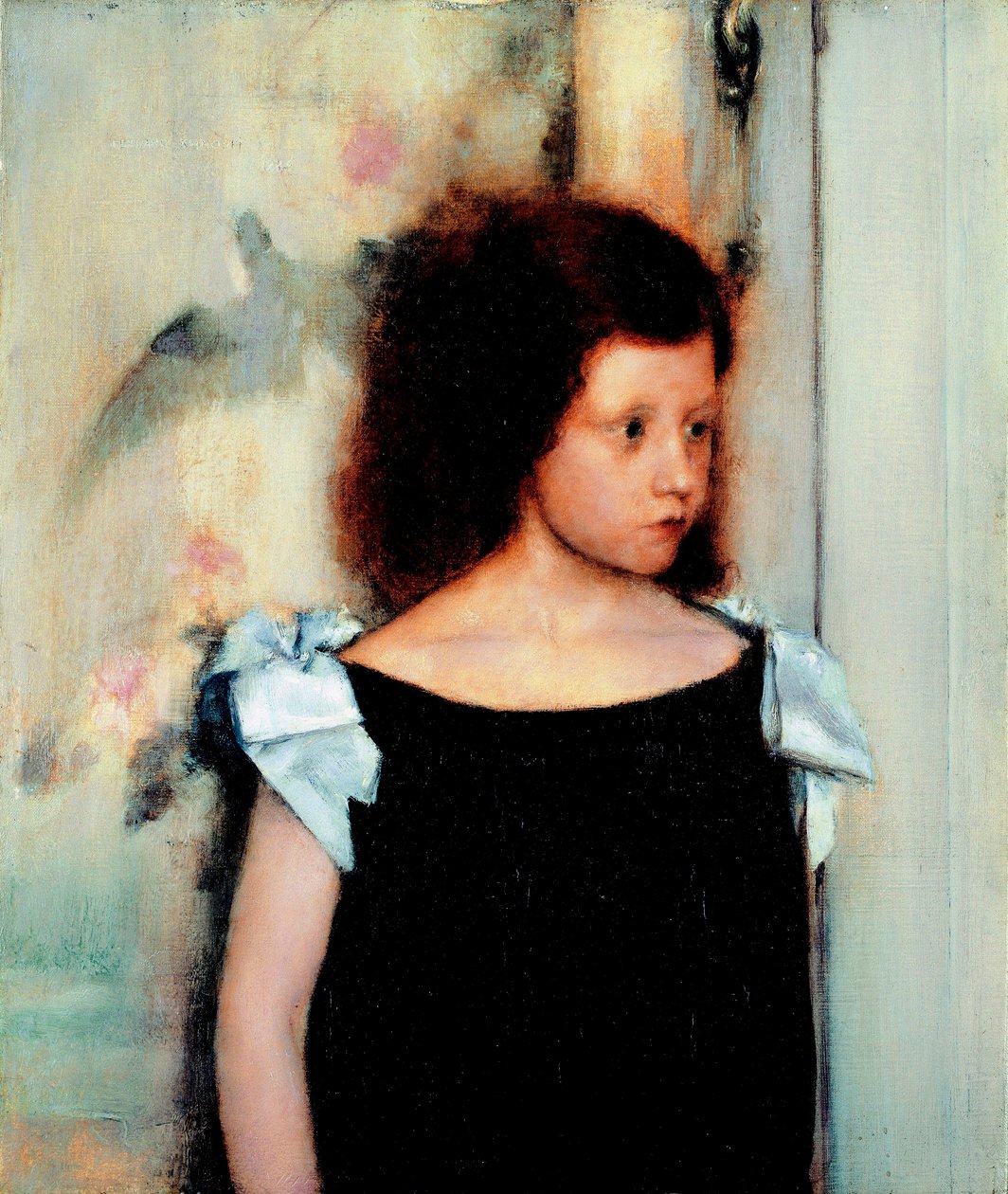 "Retrato de Gabrielle Braun" Pintura de Fernand Khnopff (1858-1921) de Fernand Khnopff