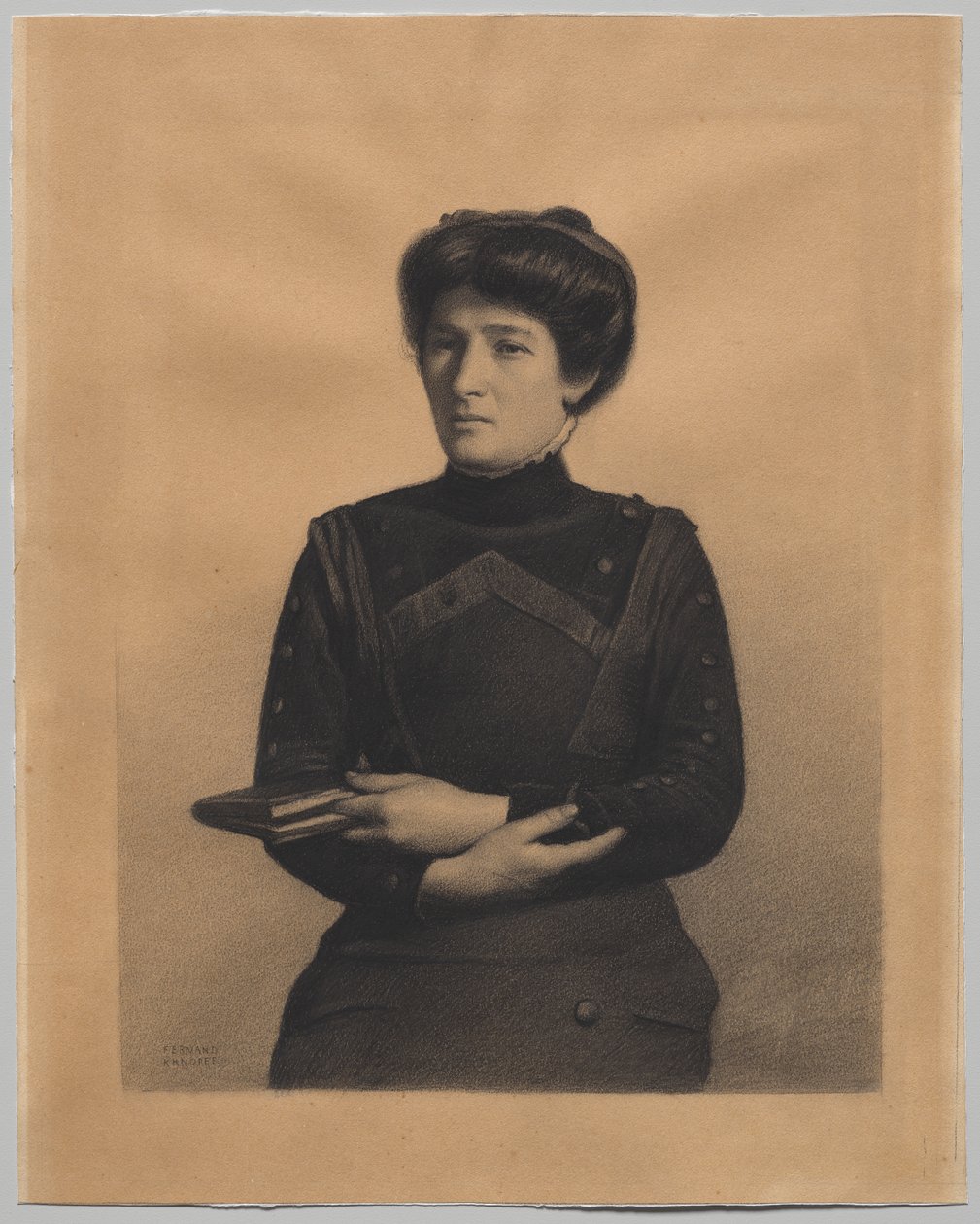 Retrato de Madame Jules Ricard, née Augustine Bulteau de Fernand Khnopff