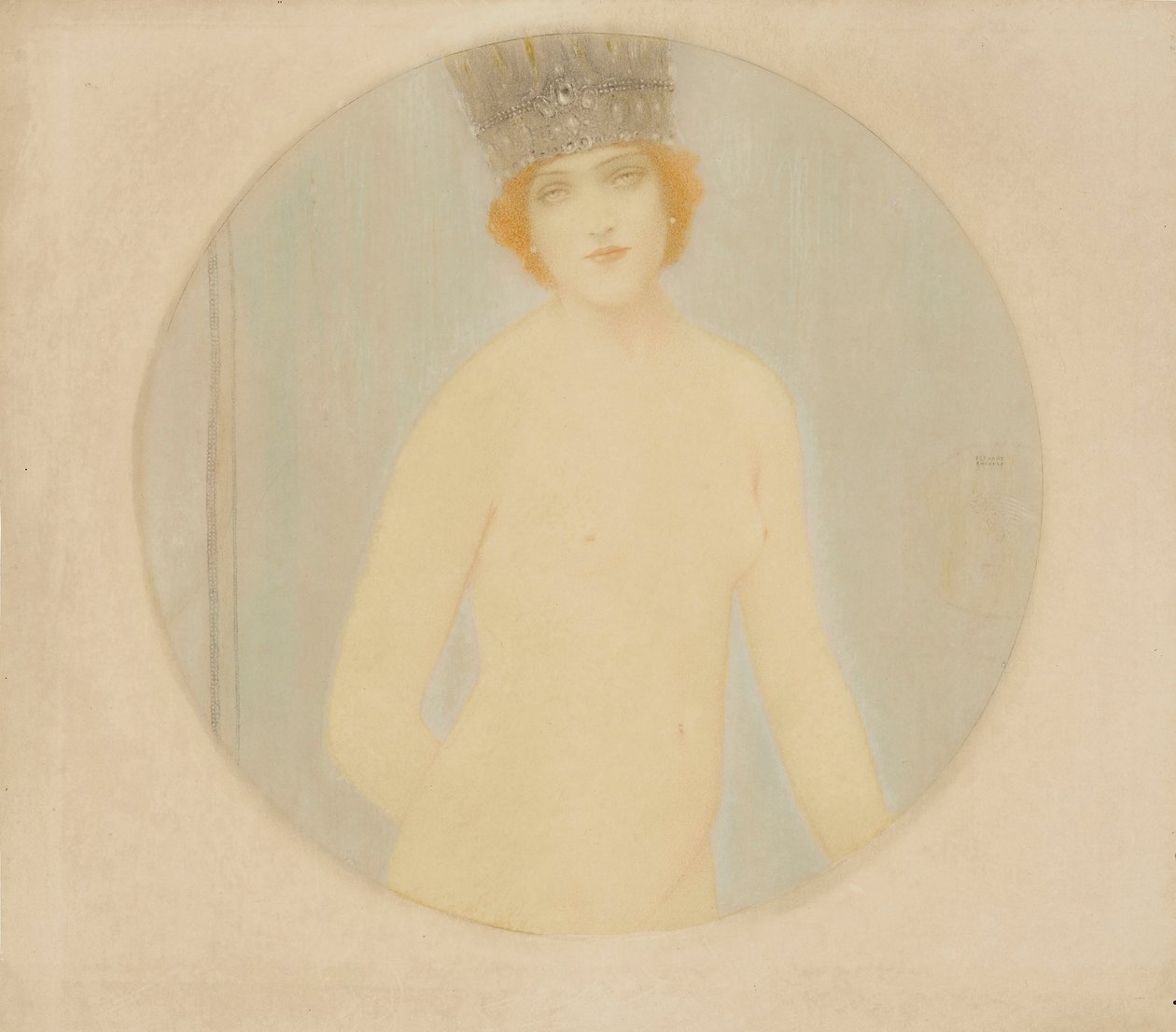 Rainha Nua, c. 1910 de Fernand Khnopff