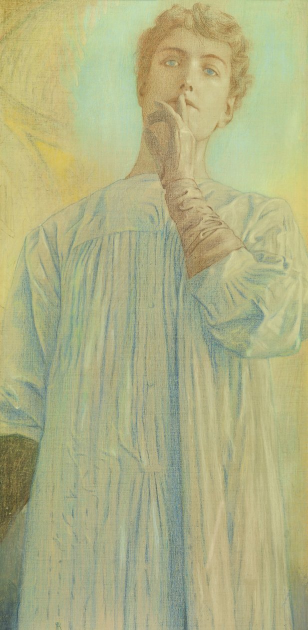 Silêncio, 1890. de Fernand Khnopff