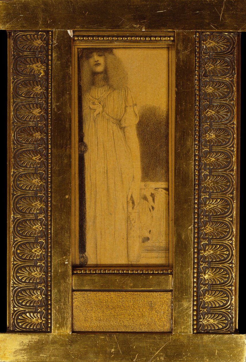 Estudo de uma mulher de Fernand Khnopff