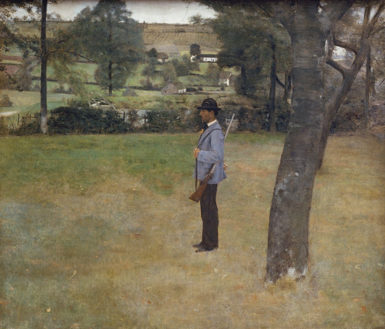 O diretor de caça de Fernand Khnopff