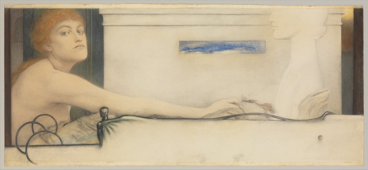 A Oferta, 1891 de Fernand Khnopff