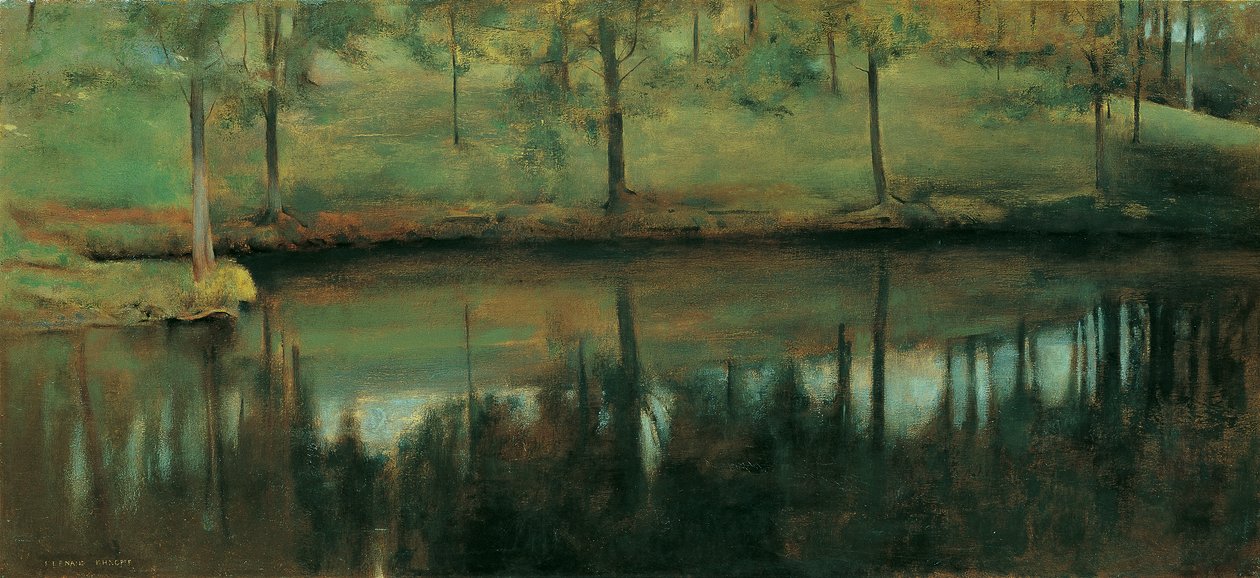 ainda água de Fernand Khnopff