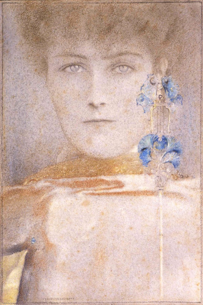 Máscara branca de Fernand Khnopff