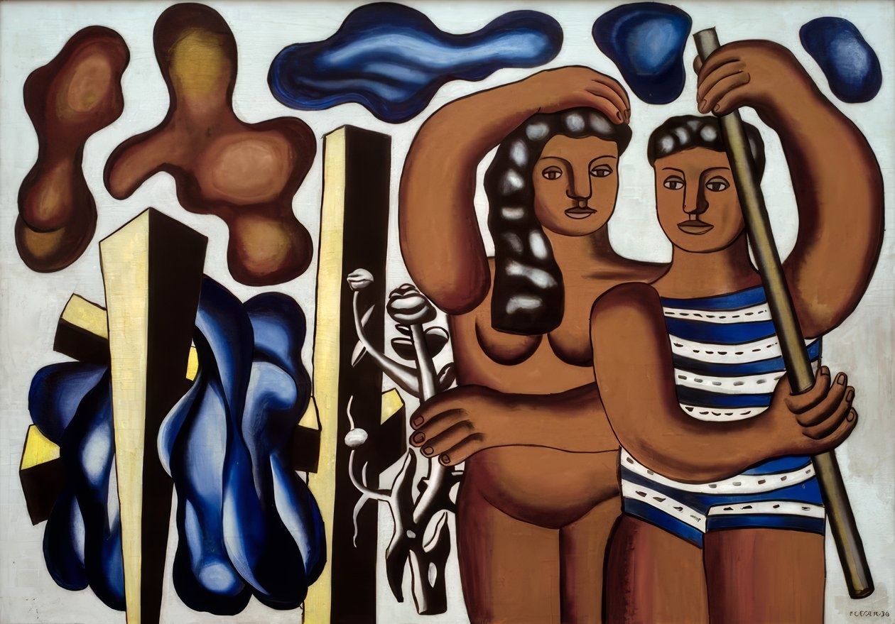 Adão e Eva (estudo) de Fernand Leger