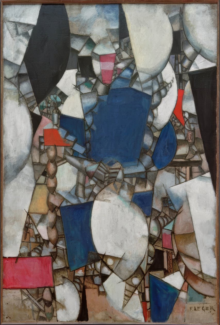 A mulher de azul de Fernand Leger