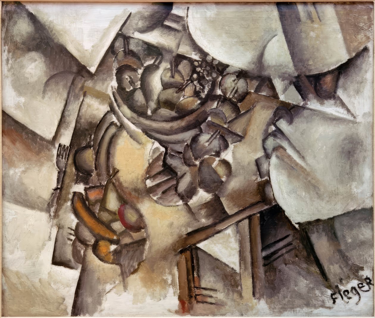 A fruteira sobre a mesa de Fernand Leger
