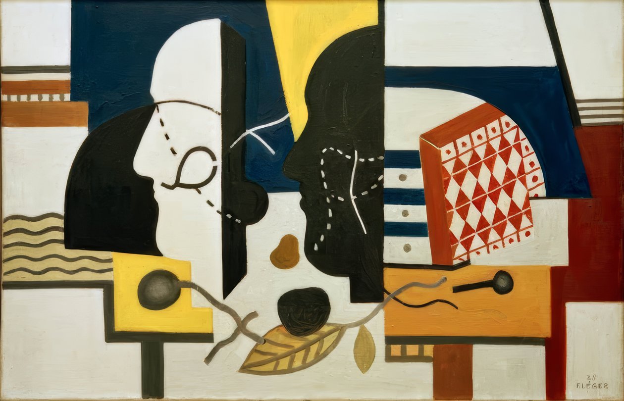 Os dois perfis de Fernand Leger