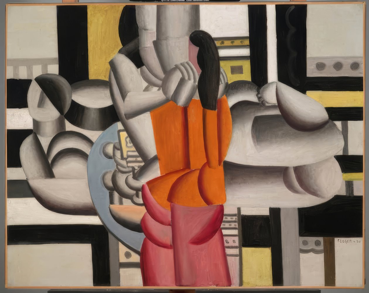 Três mulheres e natureza morta (Dejeuner)  de Fernand Leger