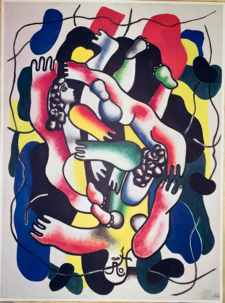 Composição feminina de Fernand Leger