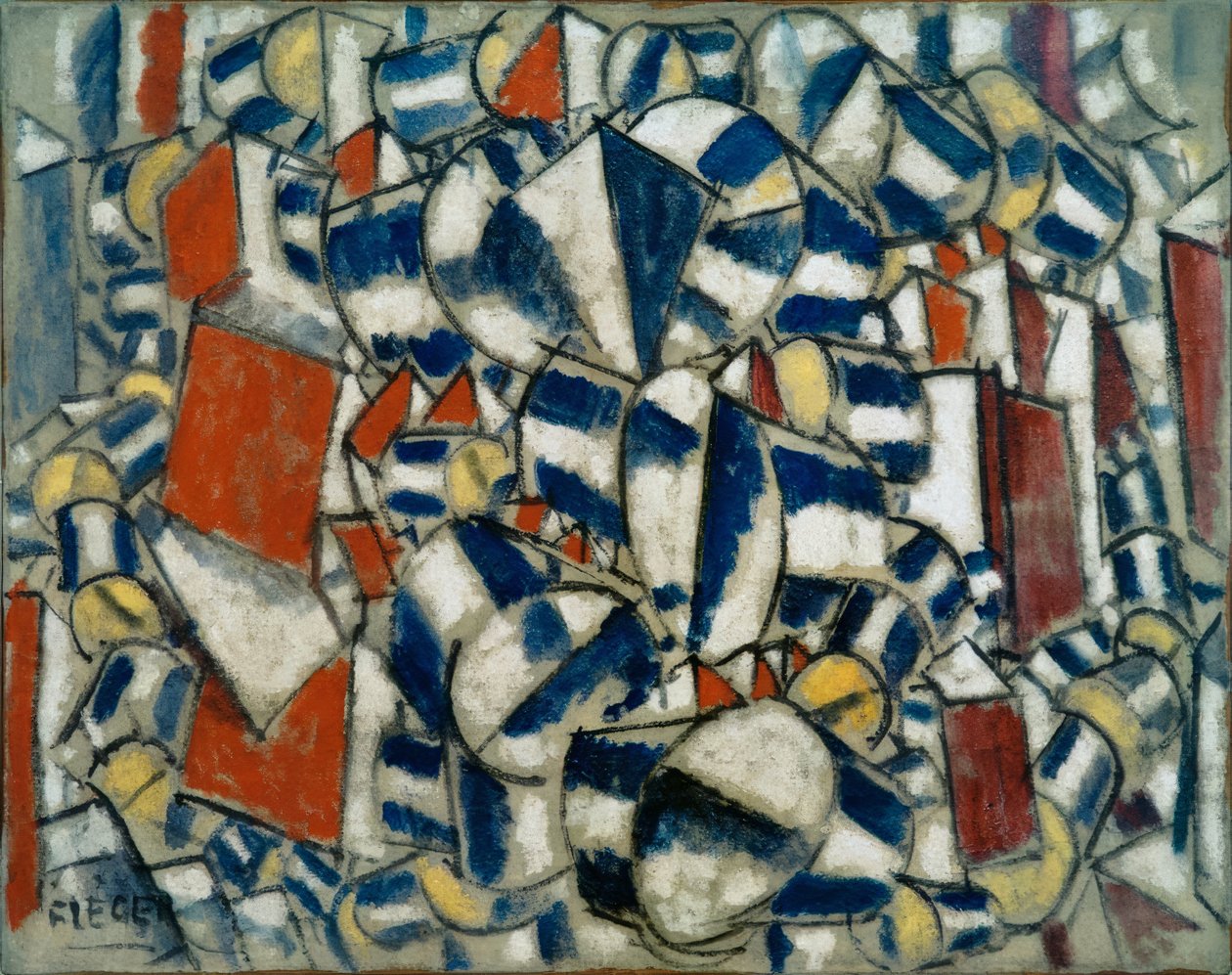 Contraste das formas de Fernand Leger