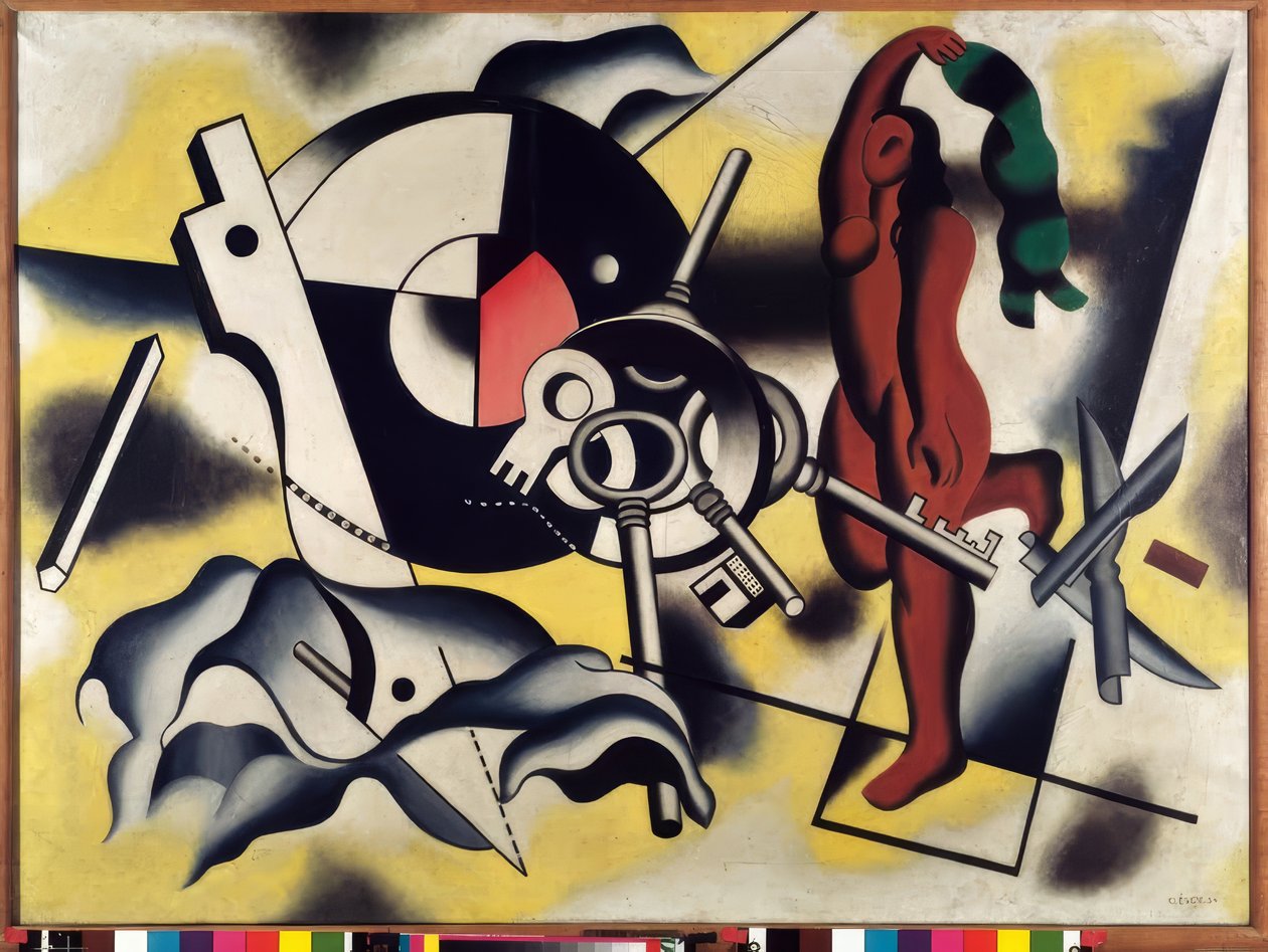 Objetos de contraste / Natureza morta de Fernand Leger