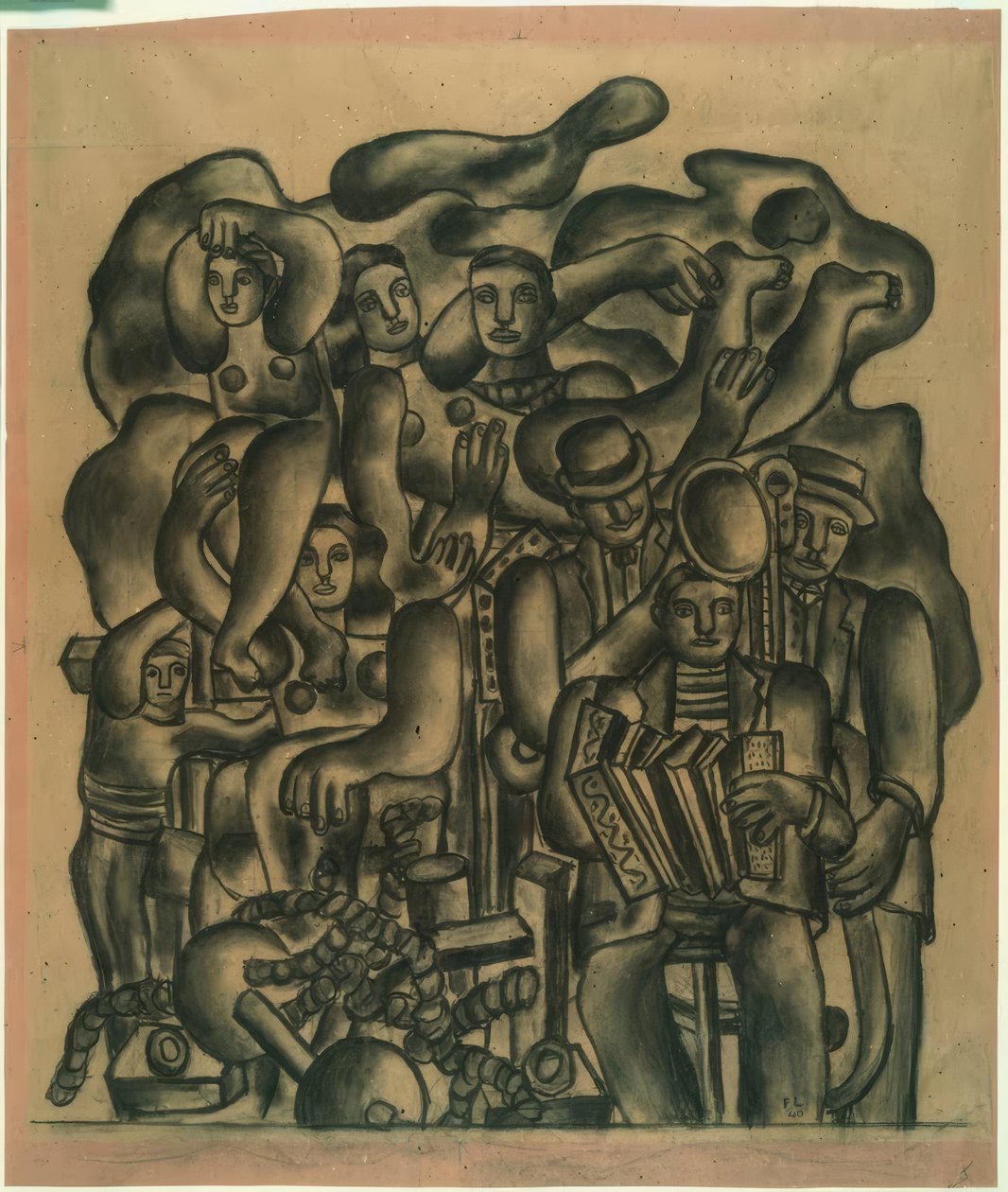 Os saltimbancos de Fernand Leger