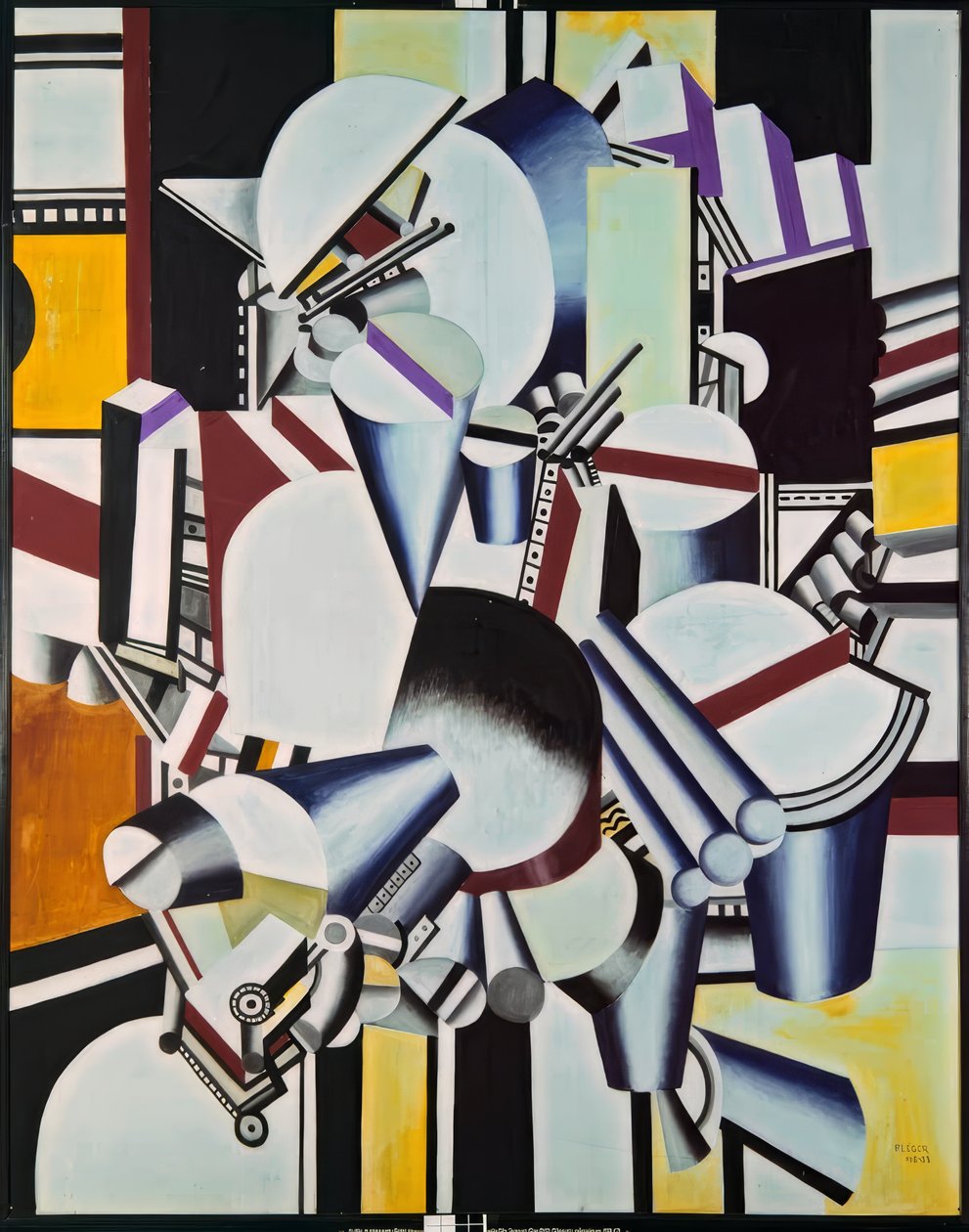Elementos mecânicos de Fernand Leger