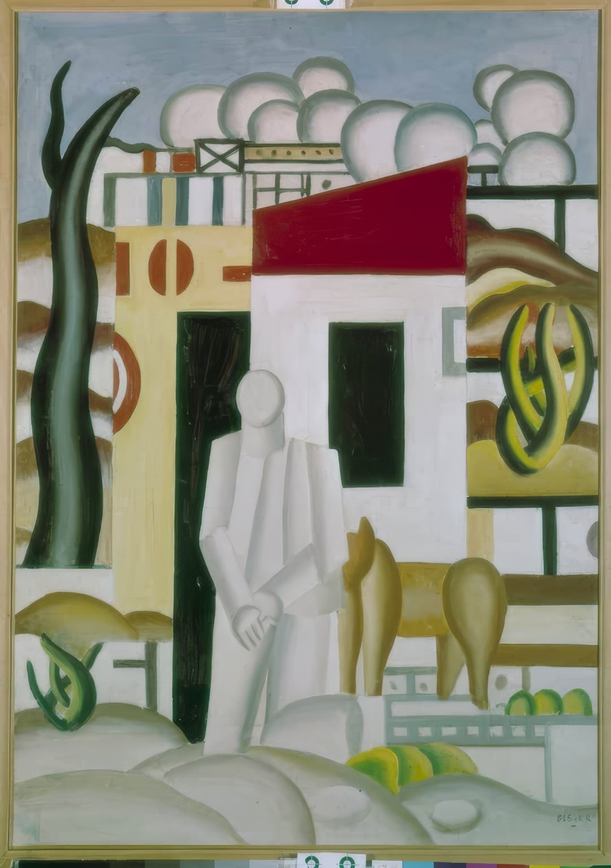 Paisagem animada de Fernand Leger