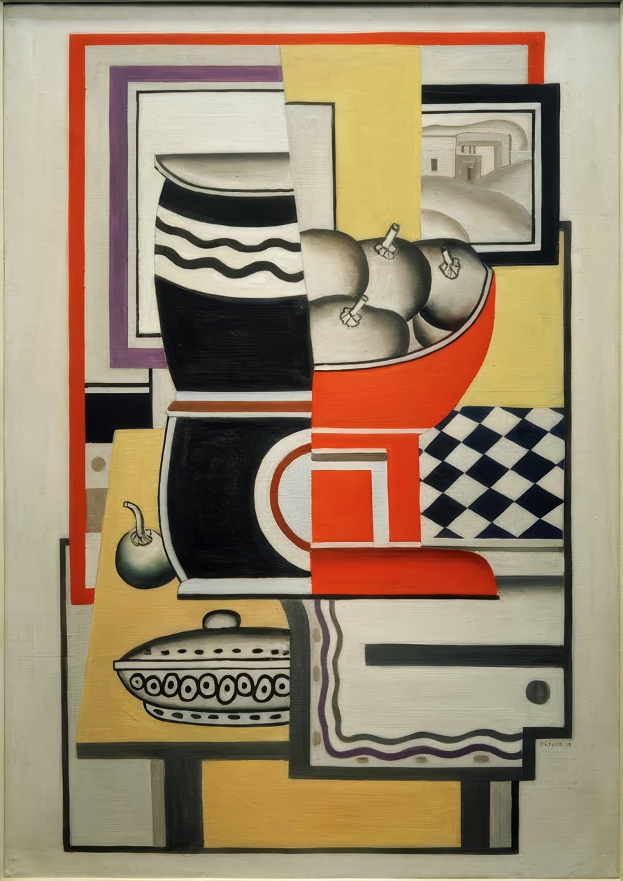 natureza morta de Fernand Leger
