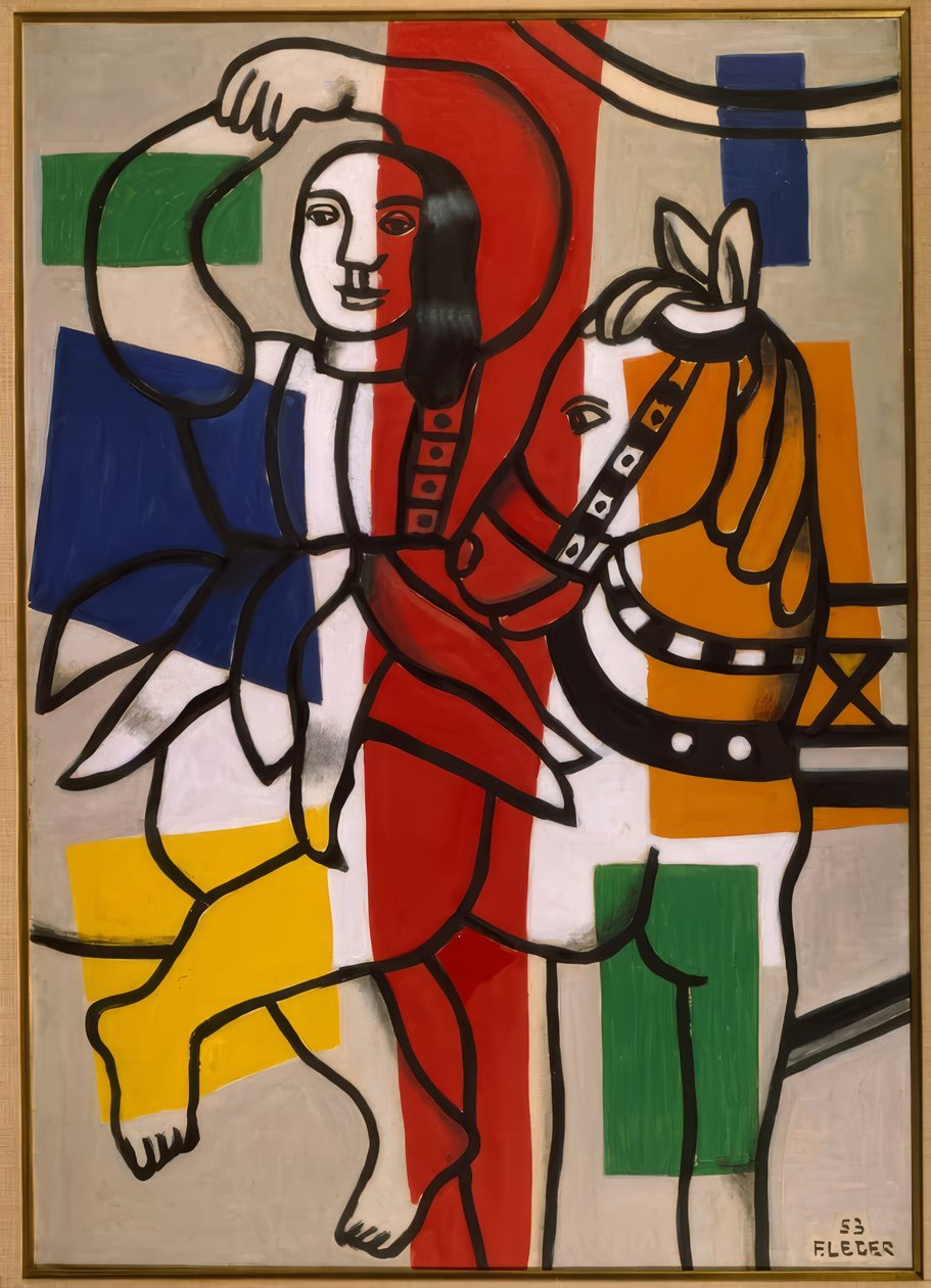 Dançarina com cavalo de Fernand Leger