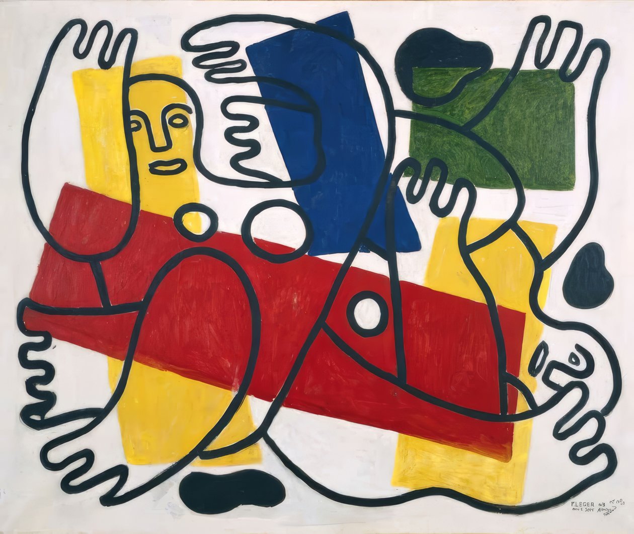 Os mergulhadores de Fernand Leger